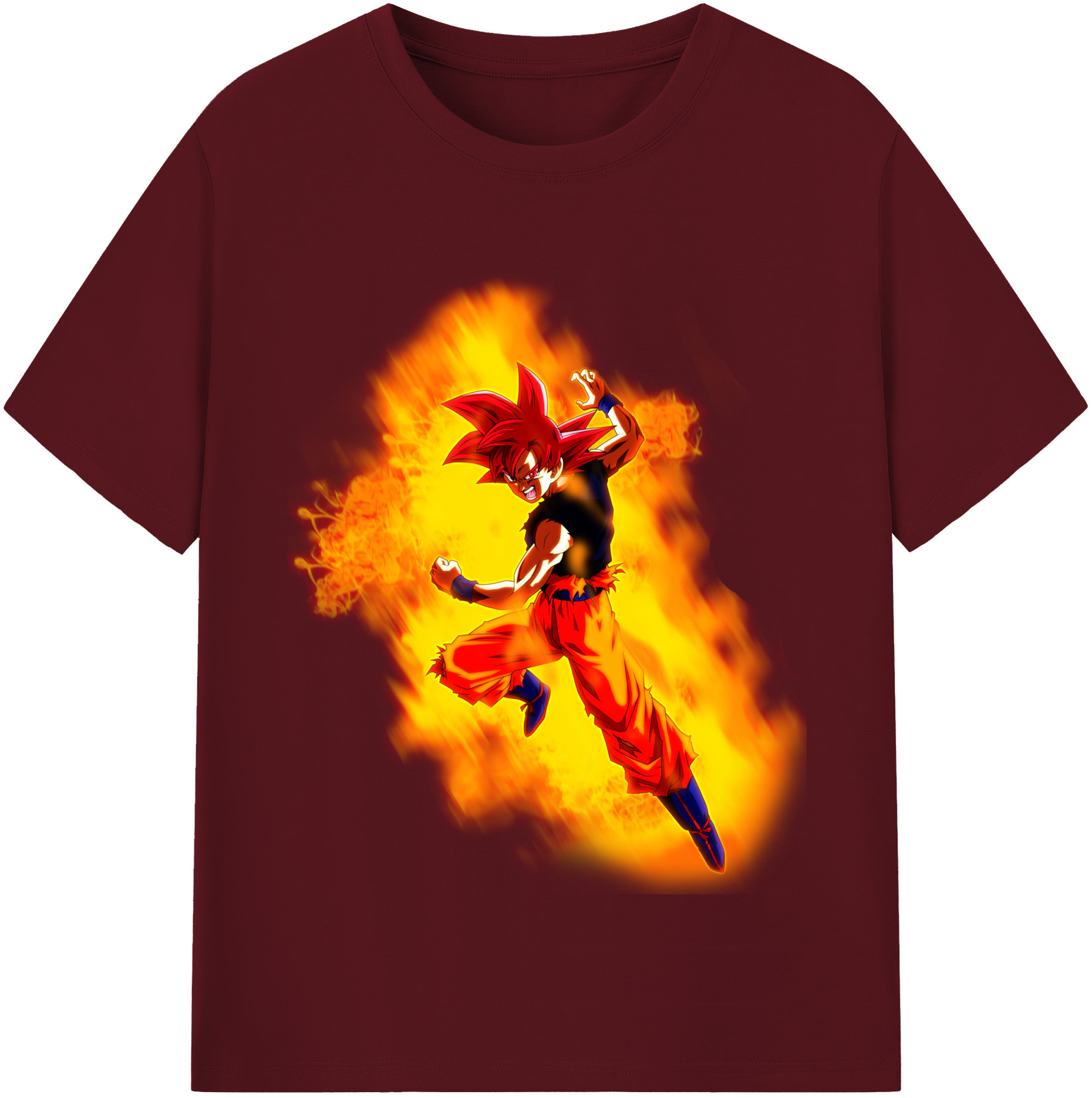 （画像用） ドラゴンボール 孫悟空（そん ごくう）Son Goku カカロット DRAGON BALL Kakarotto 綿100％半袖Tシャツ（フロントプリント）